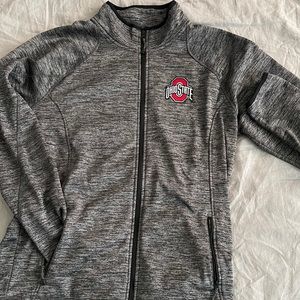 Men’s Grey Ohio State Zip-Up